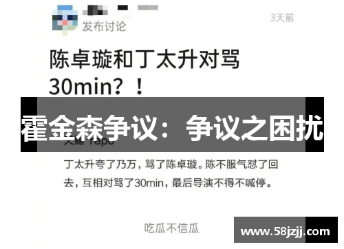 霍金森争议：争议之困扰